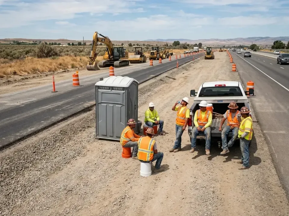 highway-road-construction-crew-007 — frequently asked questions, Porta Potty and Restroom Rentals in Goddard, KS